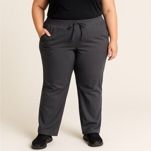 Healing Hands Purple Label Taylor Scrub Pants Women’s 2XP Gray StretchDrawstring